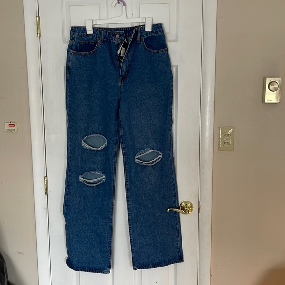 Slouchy Boyfriend Style Jeans